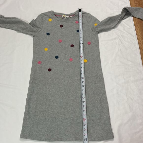 Boden Womens 4 Sweatshirt Dress Marl Boucle Spots Polka Dot Colorful Long Sleeve - Picture 10 of 10